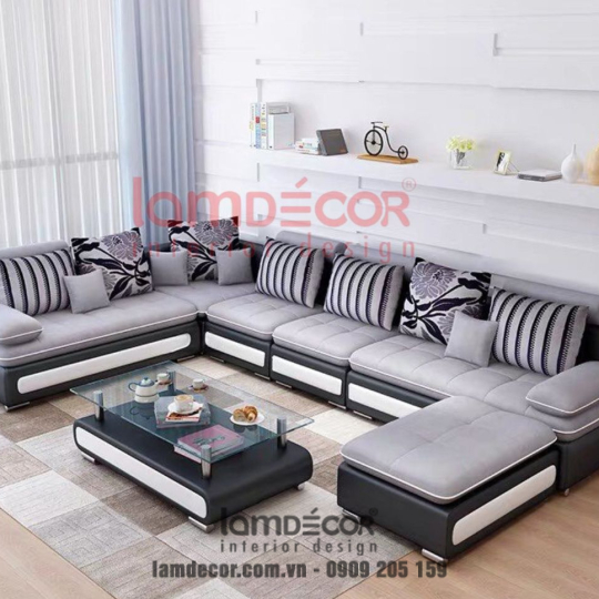 Sofa vải góc L hiện đại H-A10