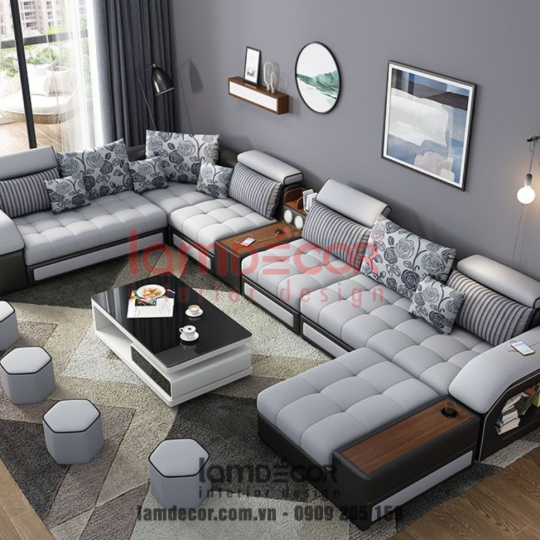 Sofa góc L  vải cao cấp G31/1