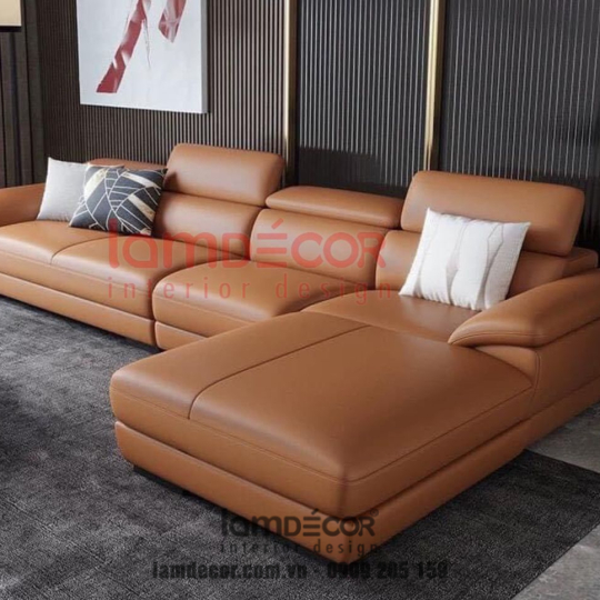 Sofa da nguyên tấm nhập khẩu HE-07