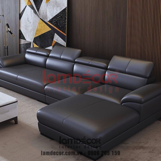 Sofa da nguyên tấm nhập khẩu HE-07