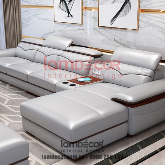 Ghế sofa da loại I Hàn Quốc E307