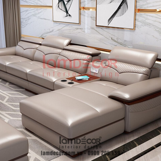Ghế sofa da loại I Hàn Quốc E307