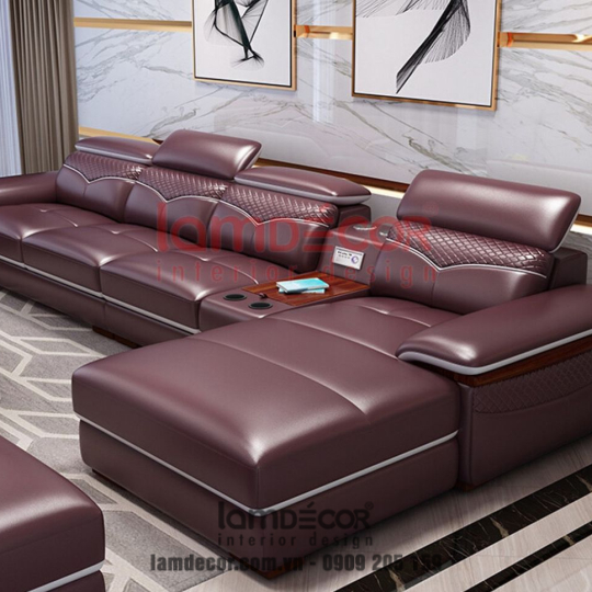 Ghế sofa da loại I Hàn Quốc E307